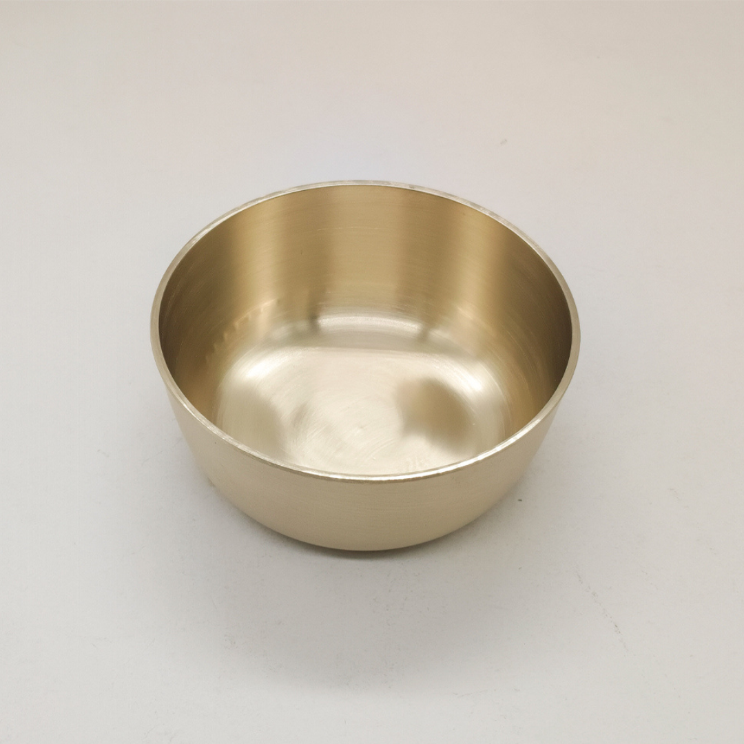 Casaveda® Pure Bronze Dinner Set | Ayurvedic Bronze Plate | Kansa Dinner Set for 6 | Classic Design