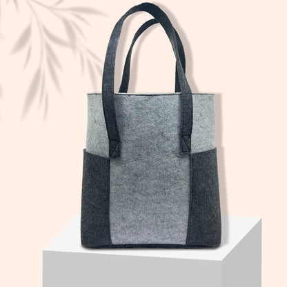 Fashionable Women's Felt Shopping Bag Multipurpose Tote bag