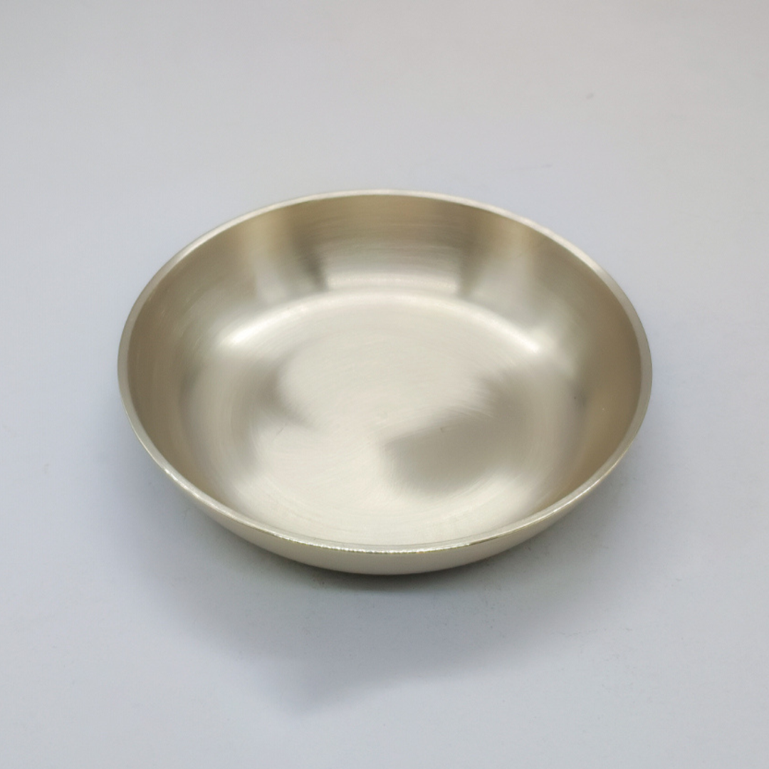 Casaveda® Pure Bronze Dinner Set | Ayurvedic Bronze Plate | Kansa Dinner Set for 6 | Classic Design