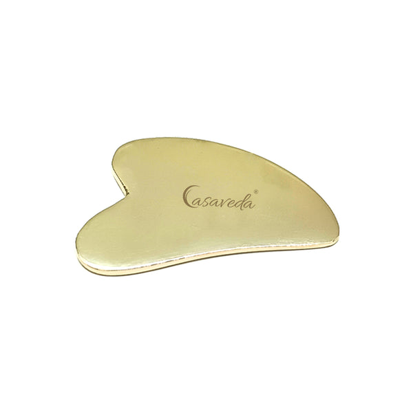 Casaveda Heart Shape Kansa Face GuaSha