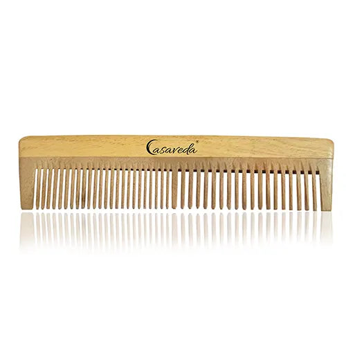 Casaveda Dual Tooth Lilly Neem Wood Comb