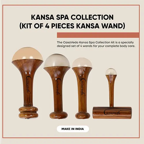 Casaveda Kansa Spa Collection Kit mit 4 Kansa Zauberstäben 